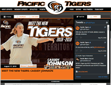 Tablet Screenshot of pacifictigers.com